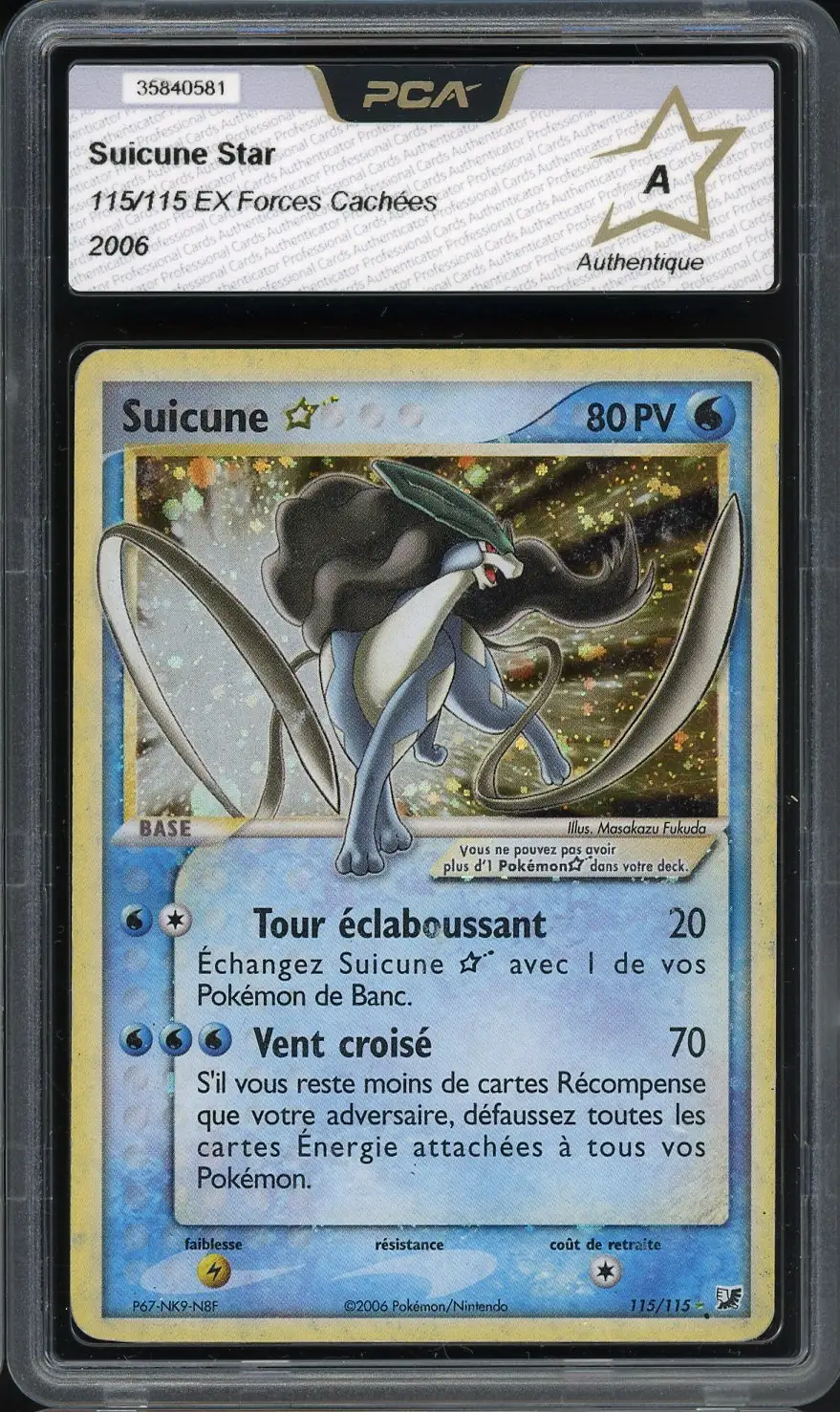 PCA A Suicune Gold Star