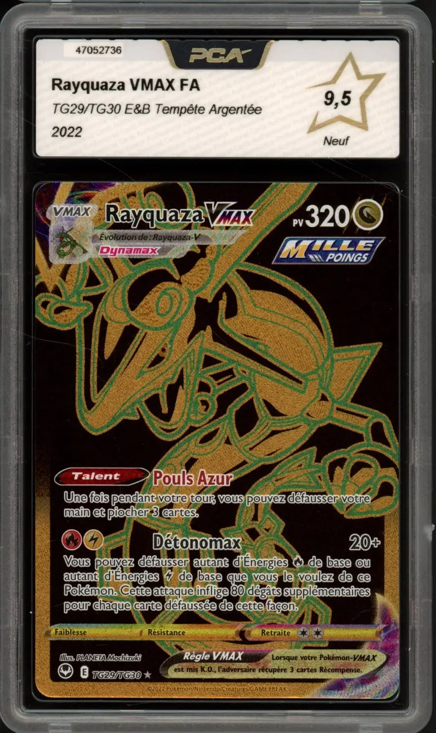 PCA 9.5 Rayquaza VMax Gold