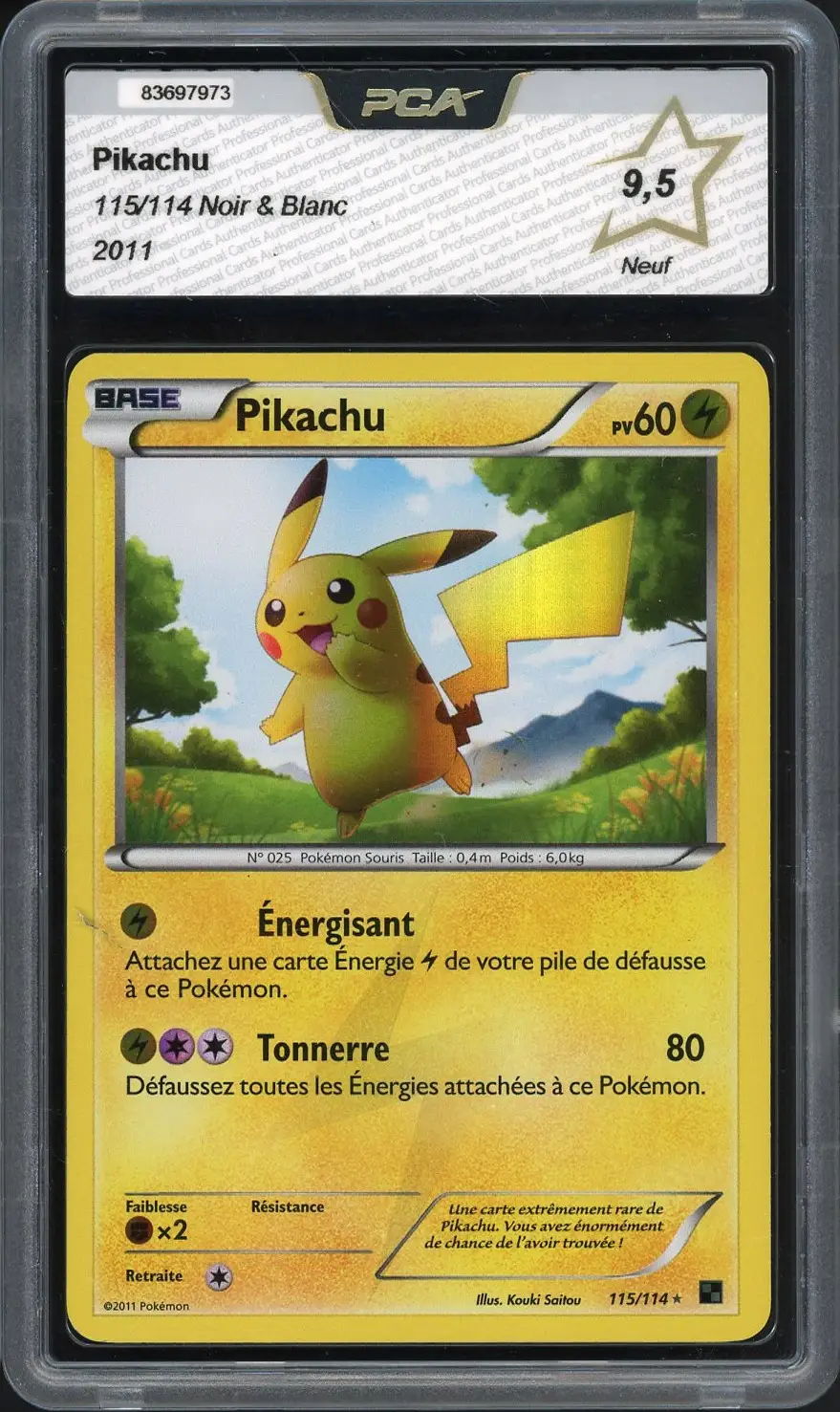 PCA 9.5 Pikachu Holo
