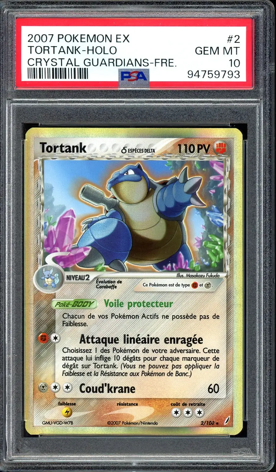 PSA 10 Tortank Holo