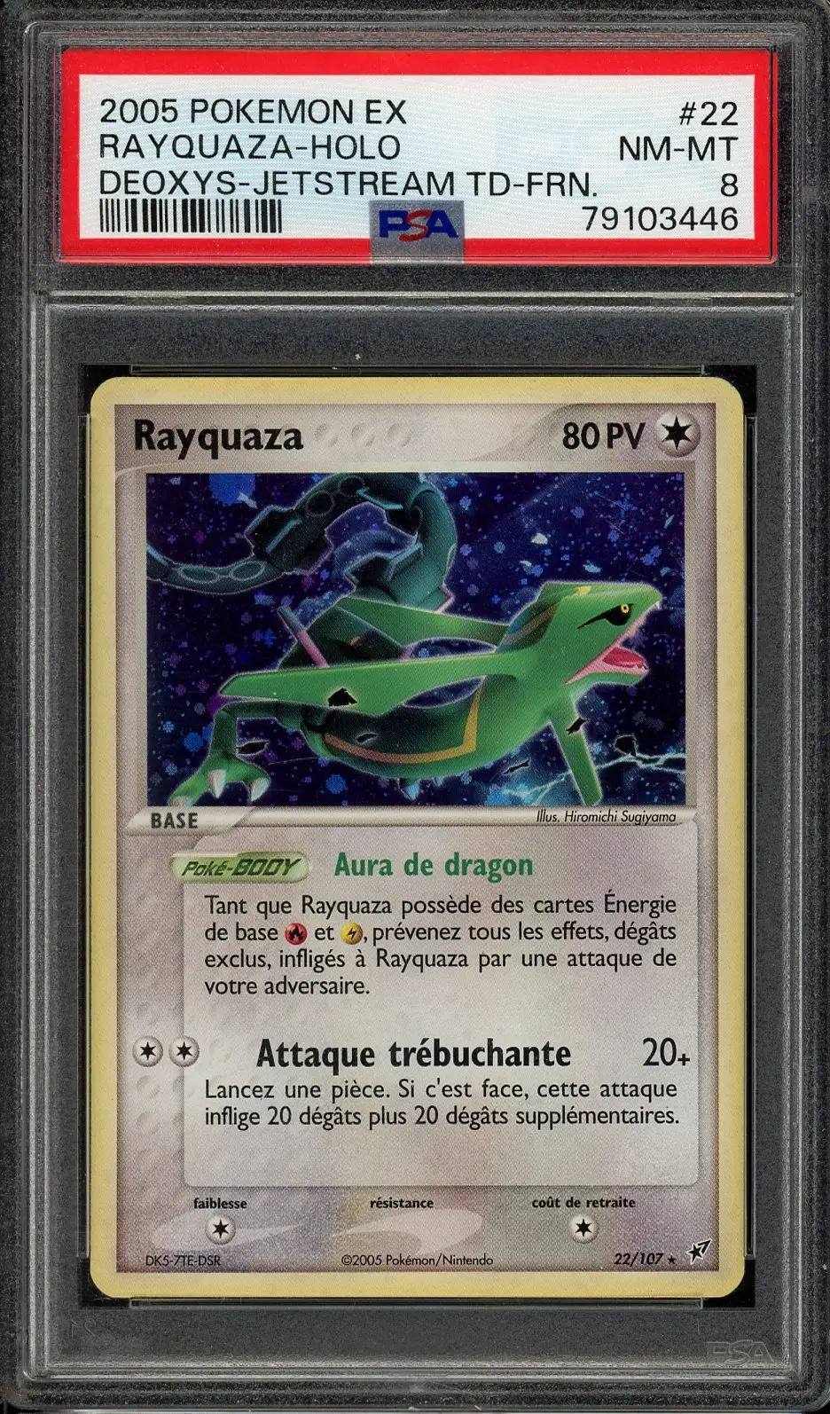 PSA 8 Rayquaza Holo