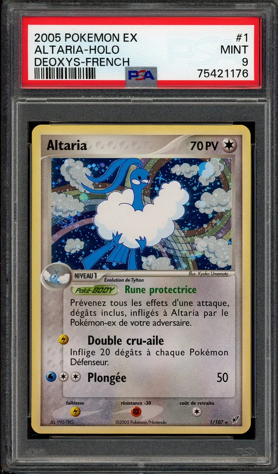 PSA 9 Altaria Holo
