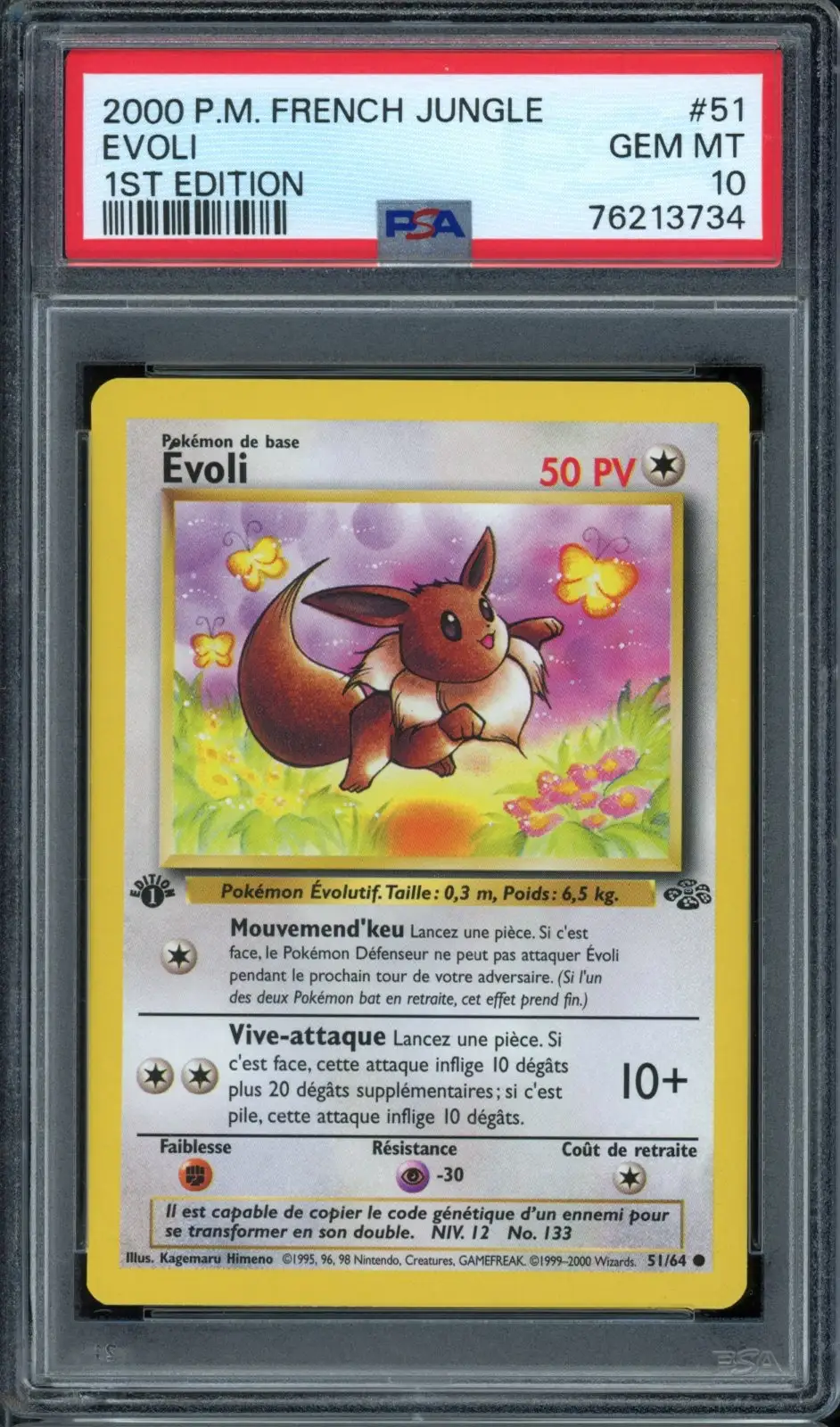 PSA 10 Evoli