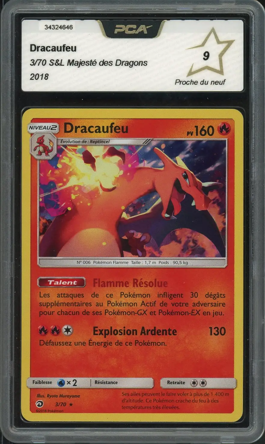 PCA 9 Dracaufeu Holo