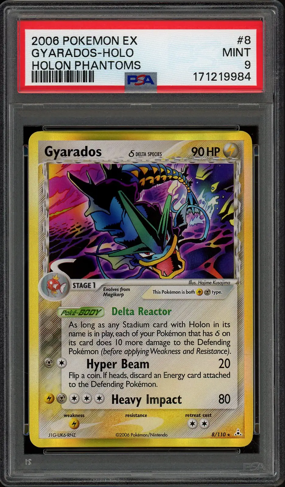 PSA 9 Gyarados Holo
