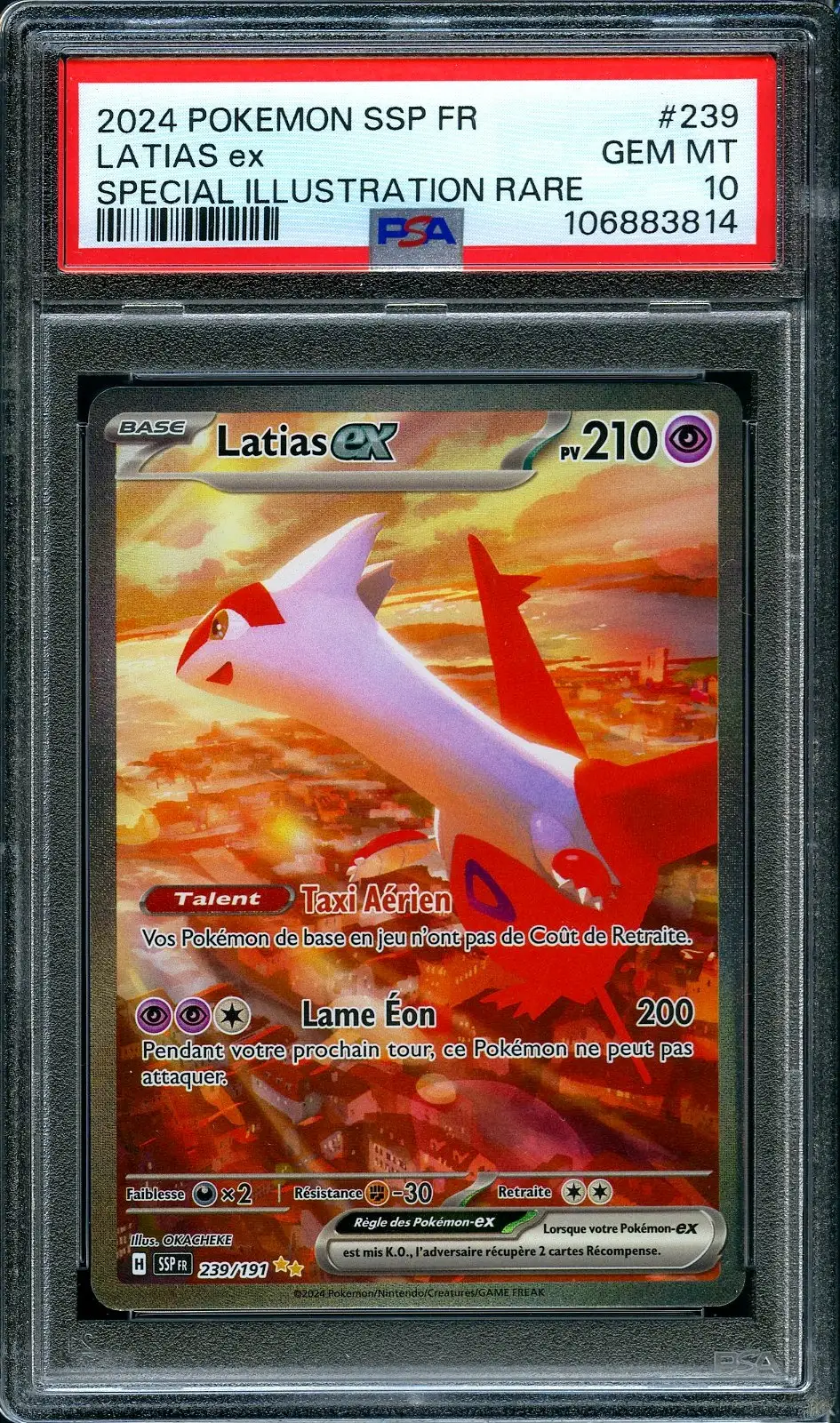 PSA 10 Latias Ex