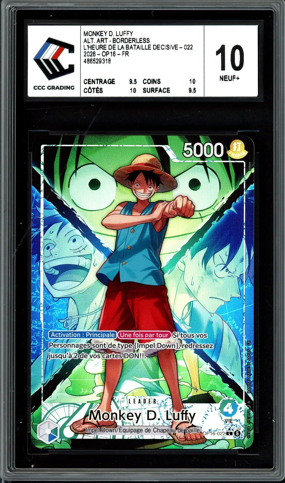 CCC 10 monkey D.Luffy