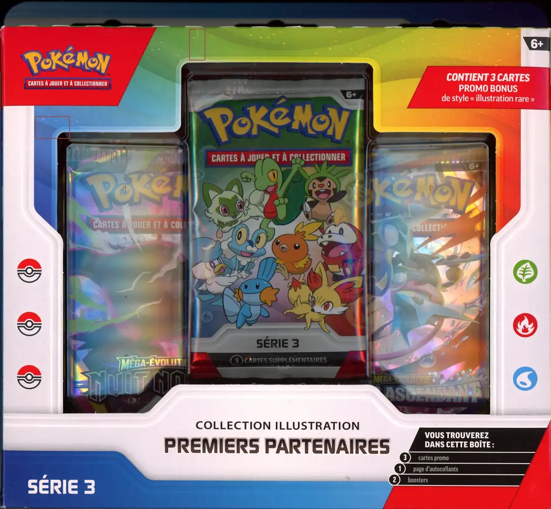 Coffret Collection Illustration Premiers Partenaires Série 3
