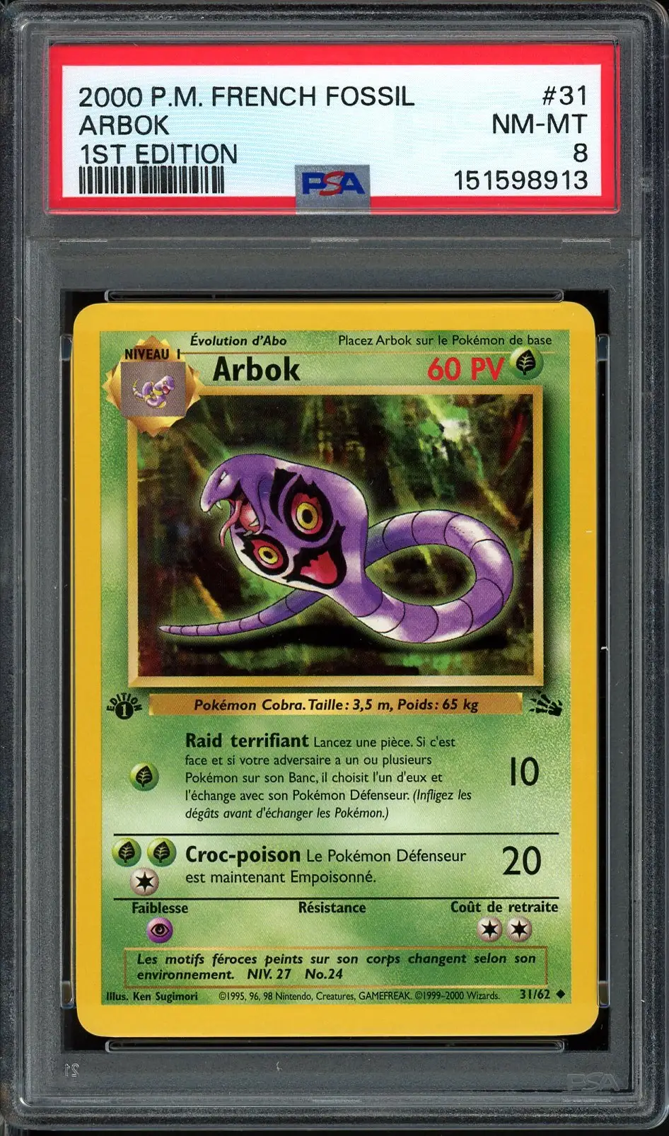PSA 8 Arbok