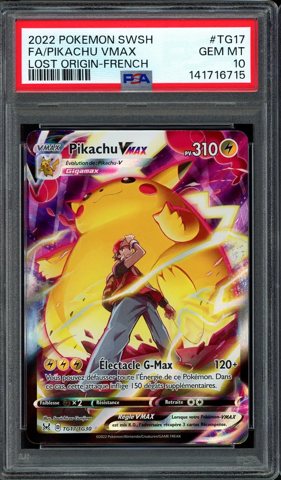 PSA 10 Pikachu VMax