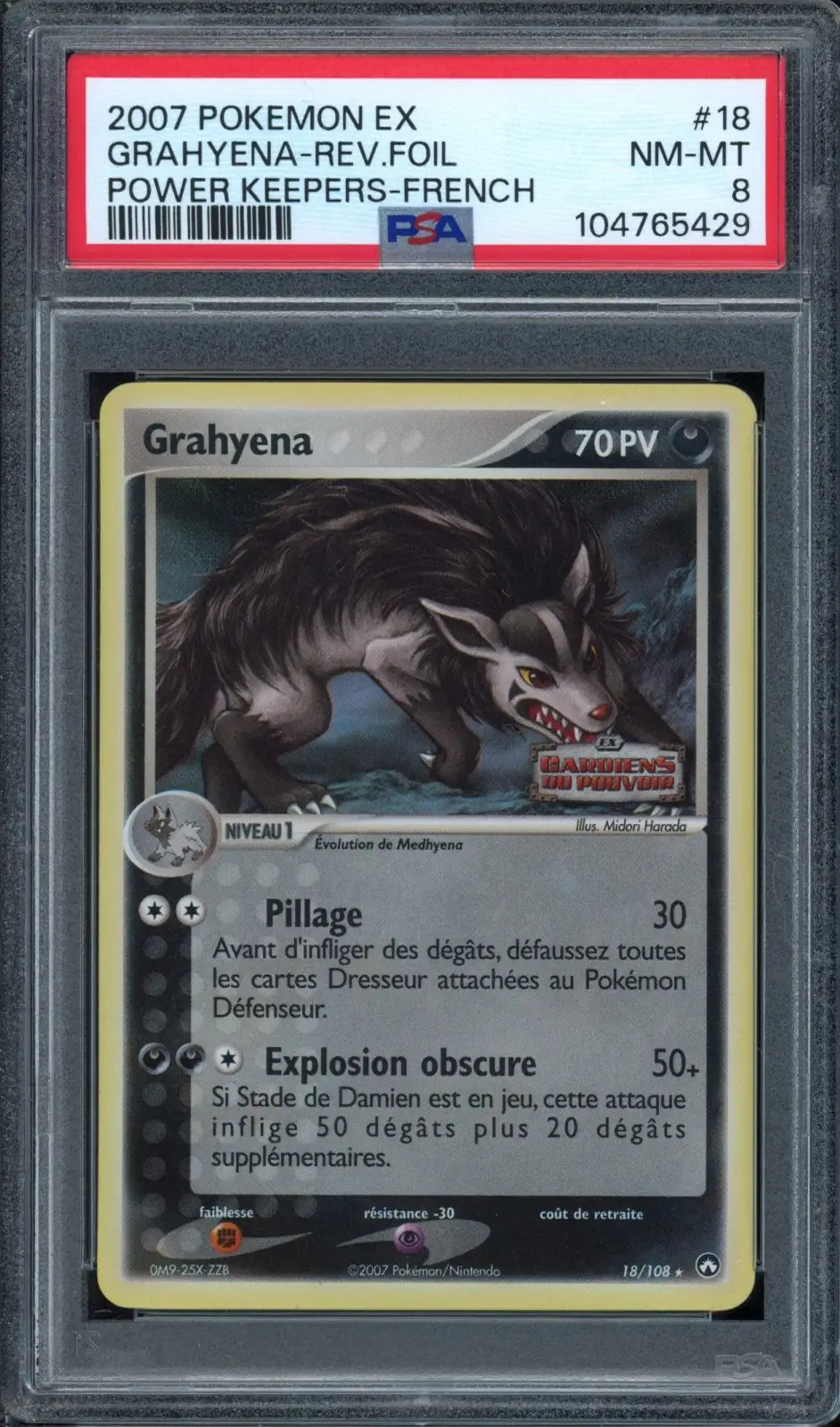 PSA 8 Grahyena Reverse