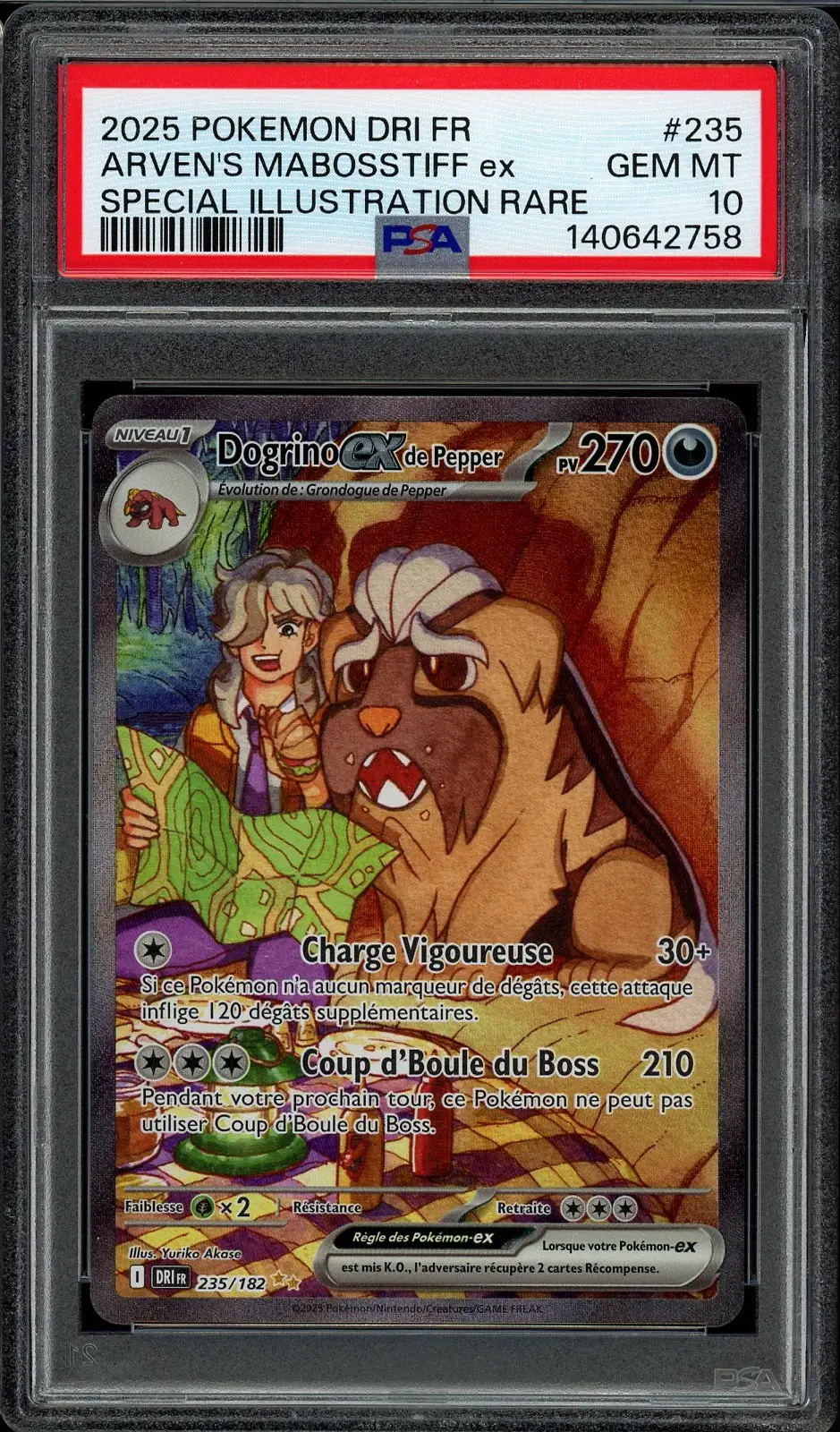 PSA 10 Dogrino Ex de Pepper