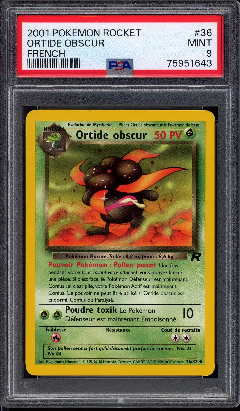 PSA 9 Ortide Obscur