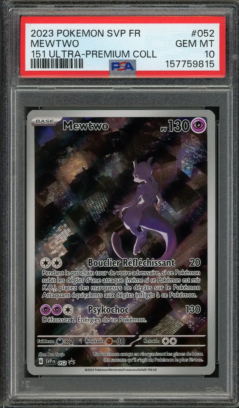 PSA 10 Mewtwo