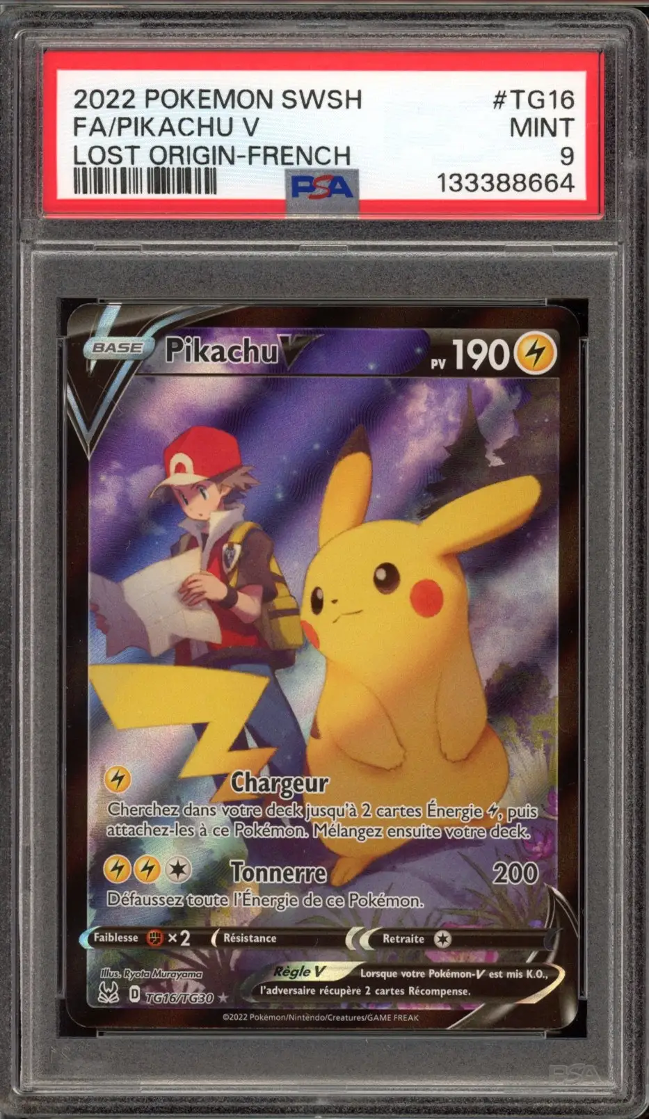 PSA 9 Pikachu V