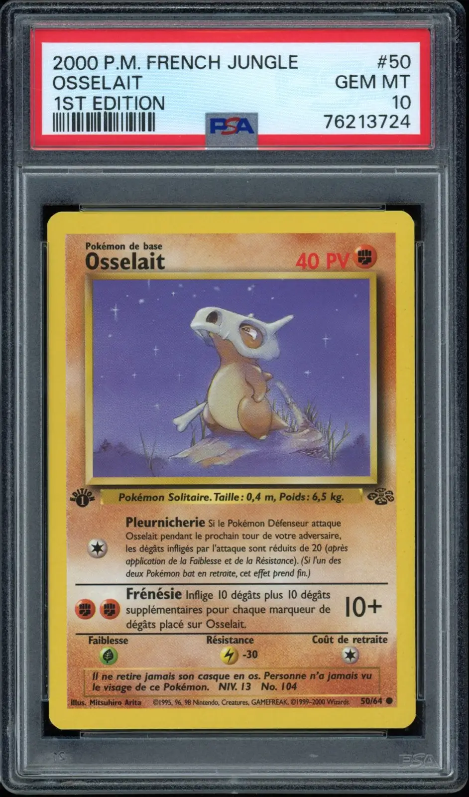 PSA 10 Osselait