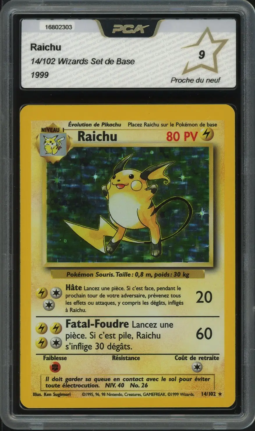 PCA 9 Raichu Holo