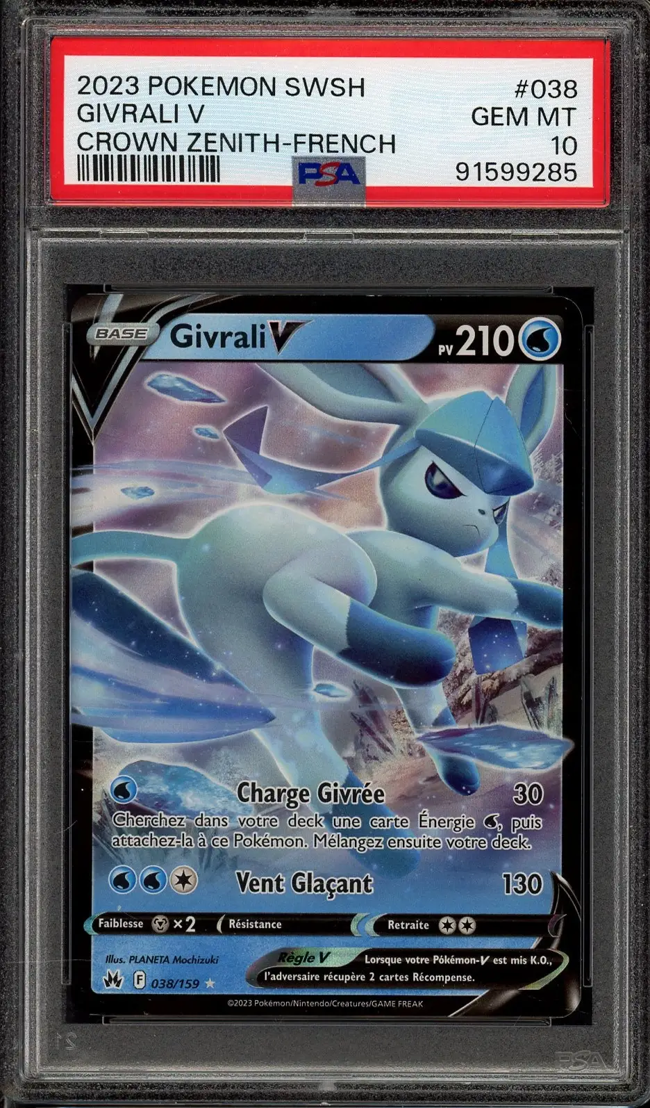 PSA 10 Givrali V