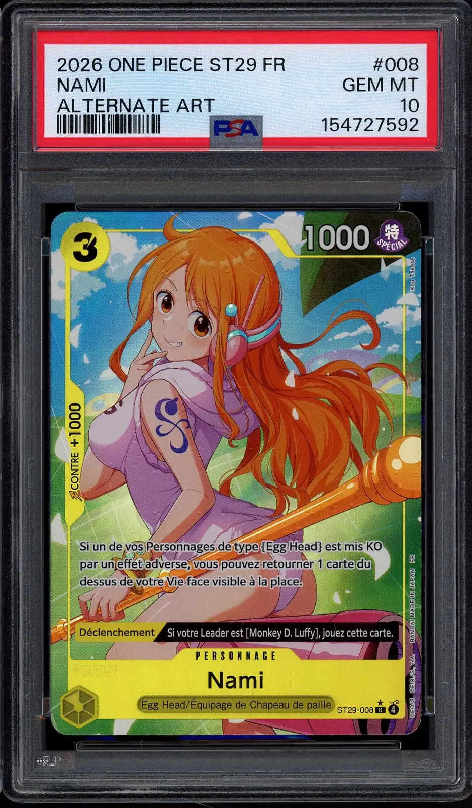 PSA 10 Nami