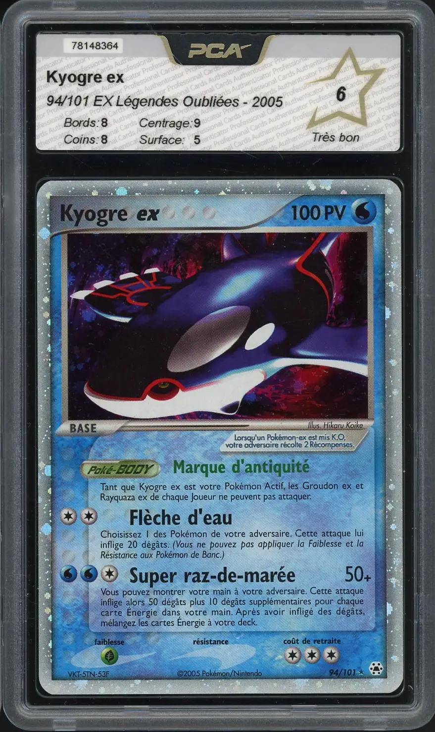 PCA 6 Kyogre Ex