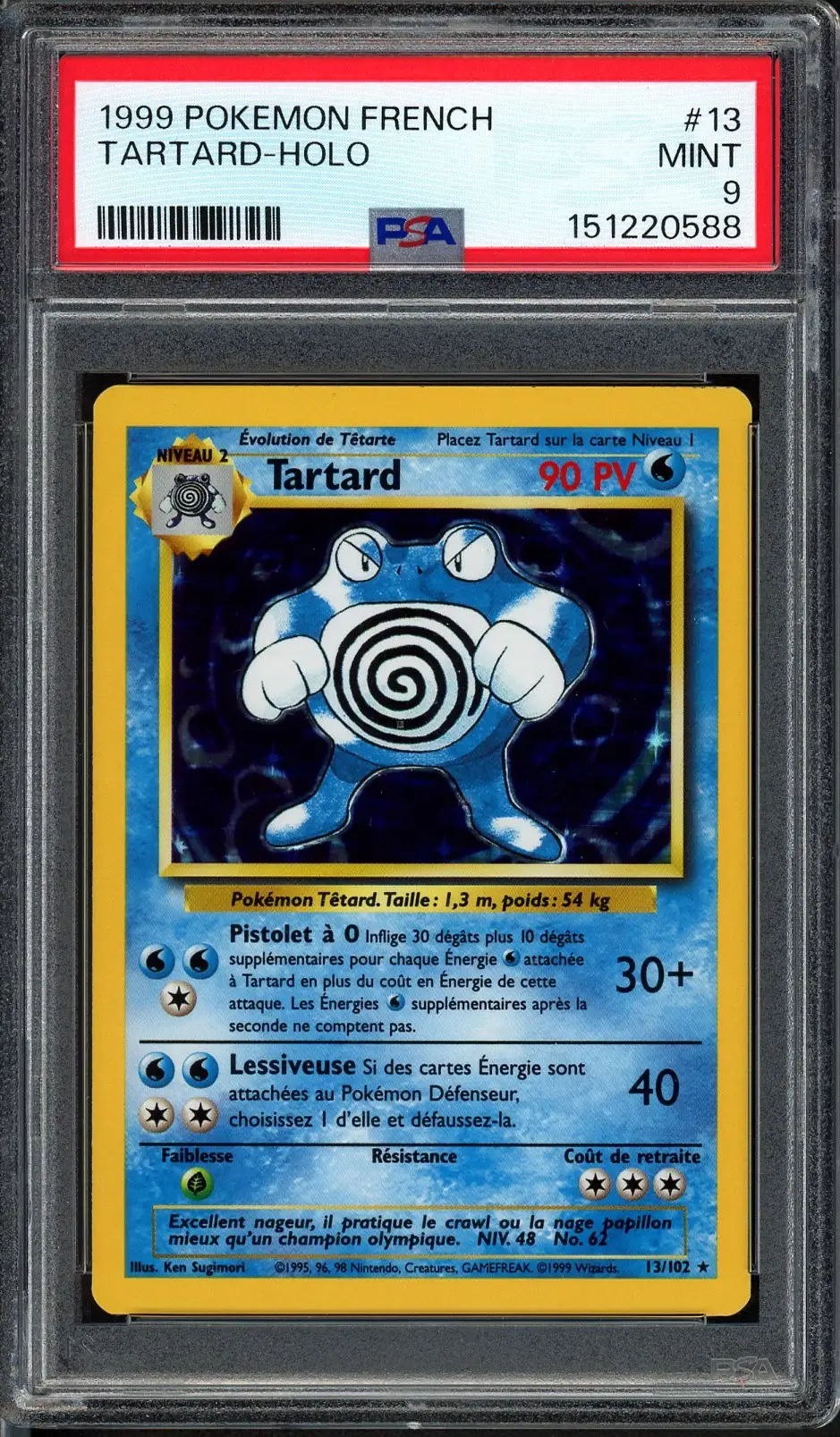 PSA 9 Tartard Holo