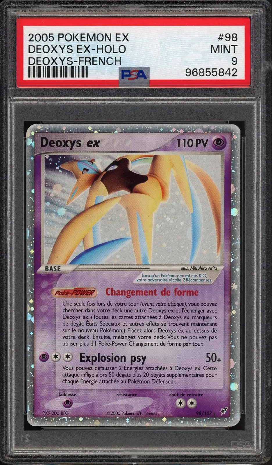PSA 9 Deoxys Ex