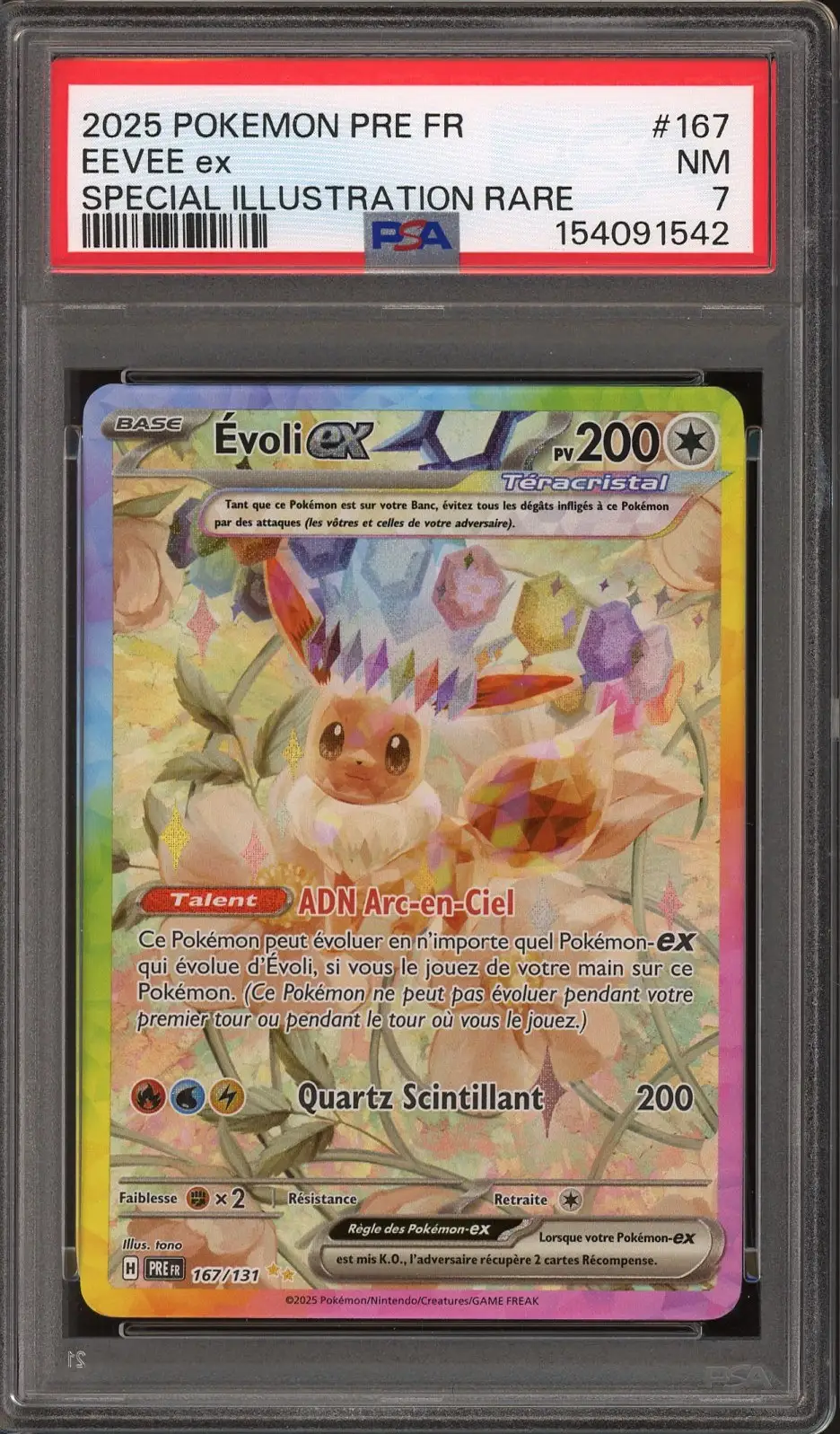 PSA 7 Évoli Ex