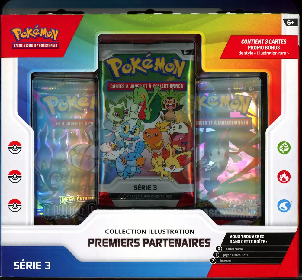 Coffret Collection Illustration Premiers Partenaires Série 3