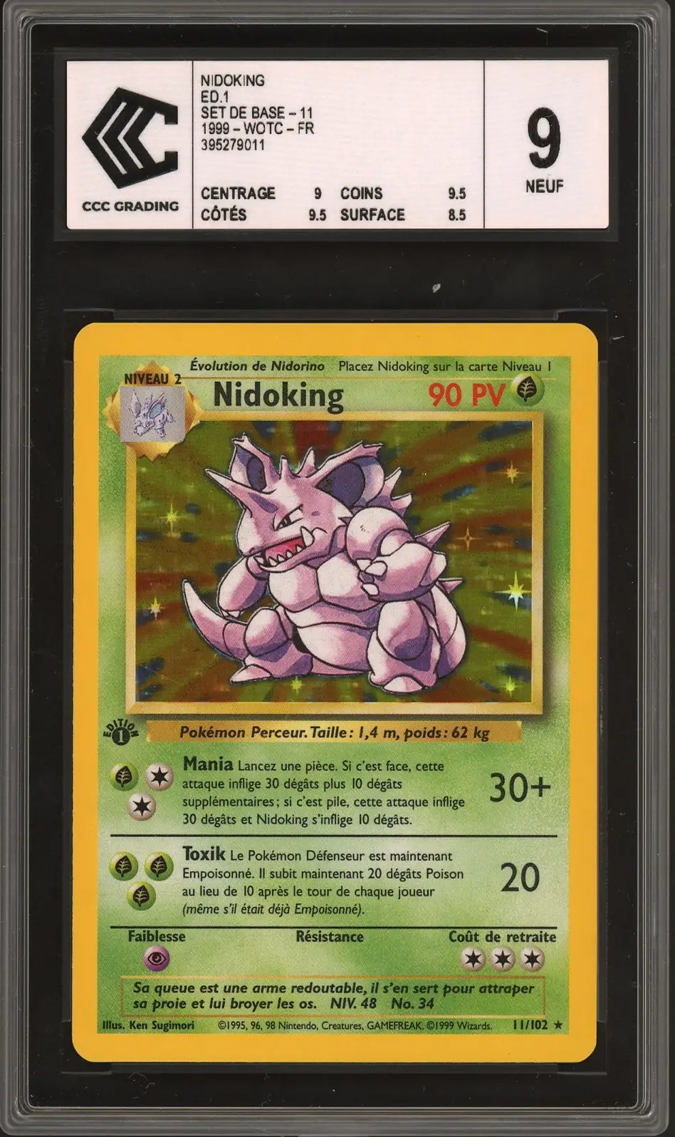 CCC 9 Nidoking Holo