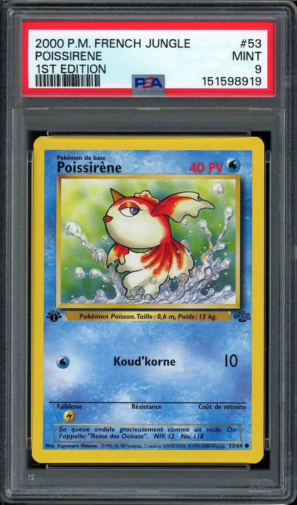 PSA 9 Poissirène