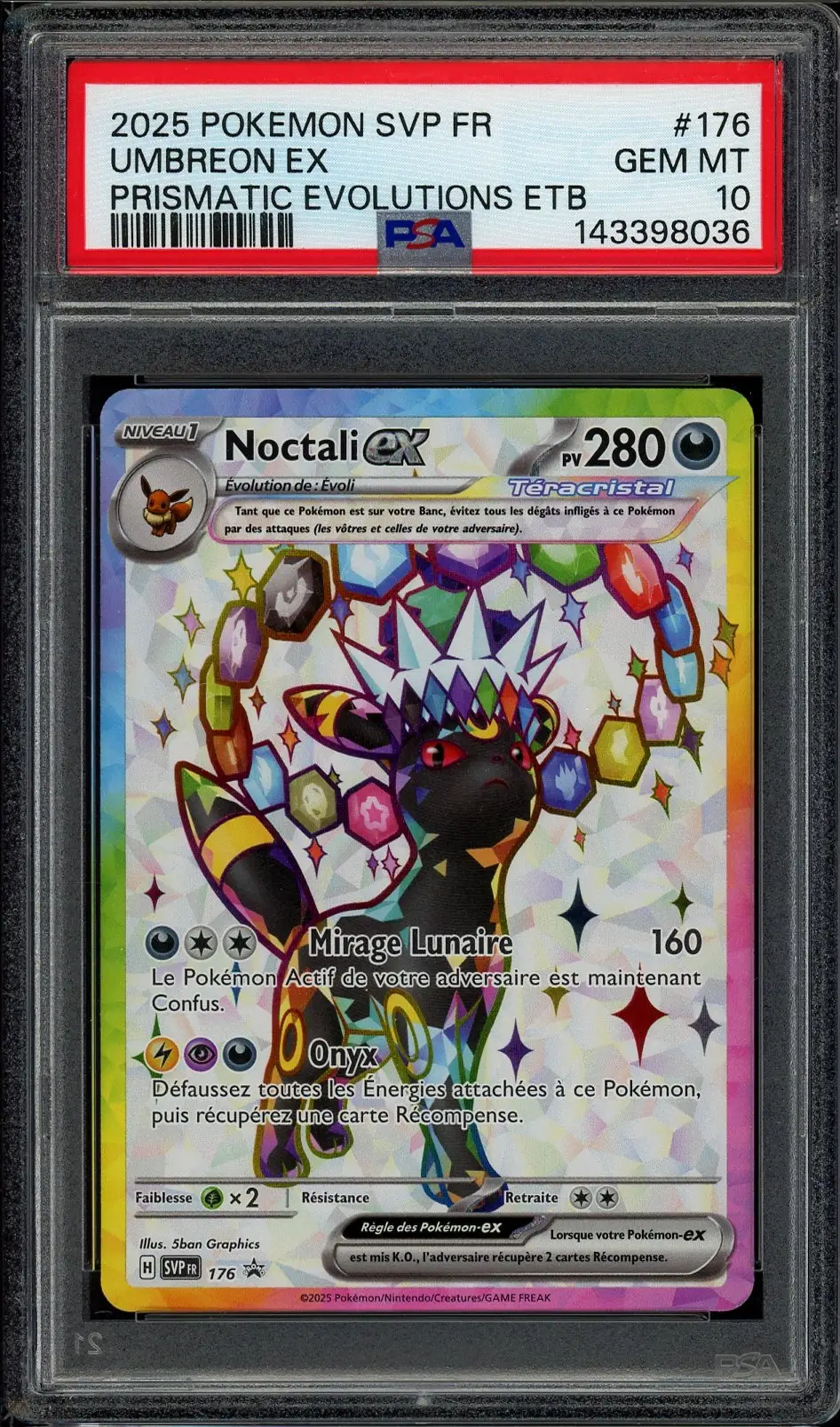 PSA 10 Noctali Ex