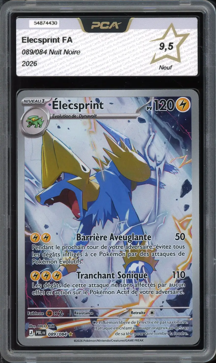 PCA 9.5 Élecsprint