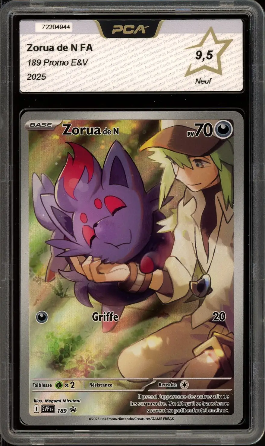 PSA 10 Zorua de N