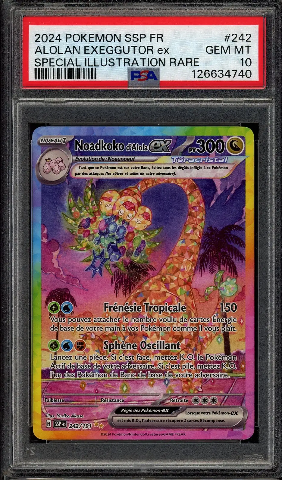 PSA 10 Noadkoko d'Alola Ex