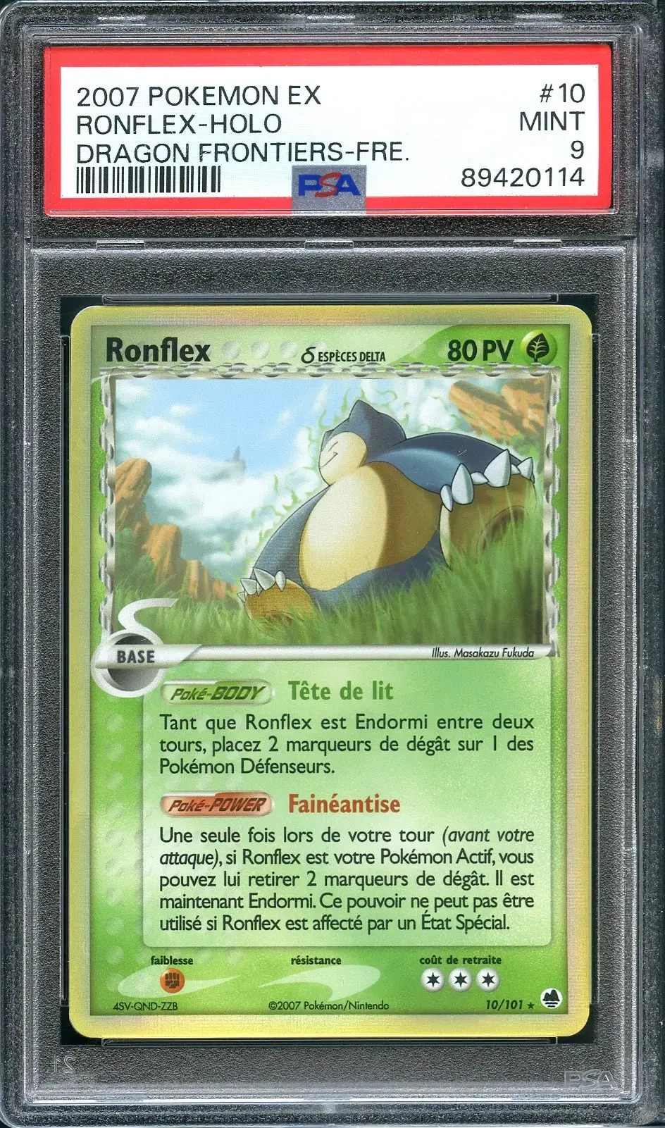 PSA 9 Ronflex Holo