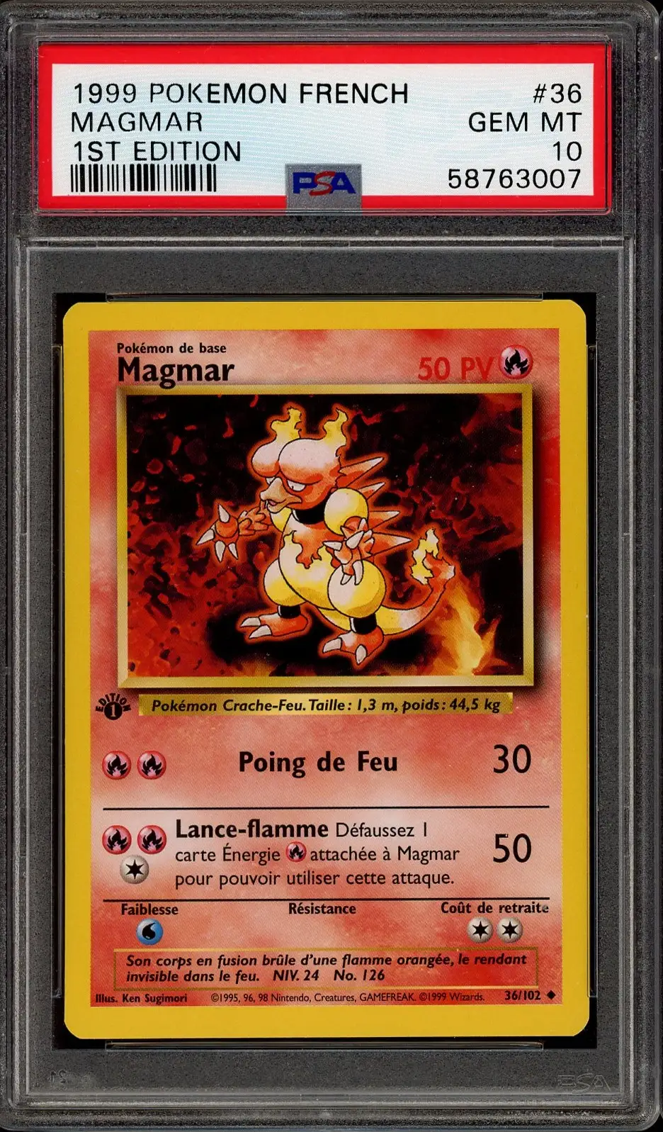 PSA 10 Magmar