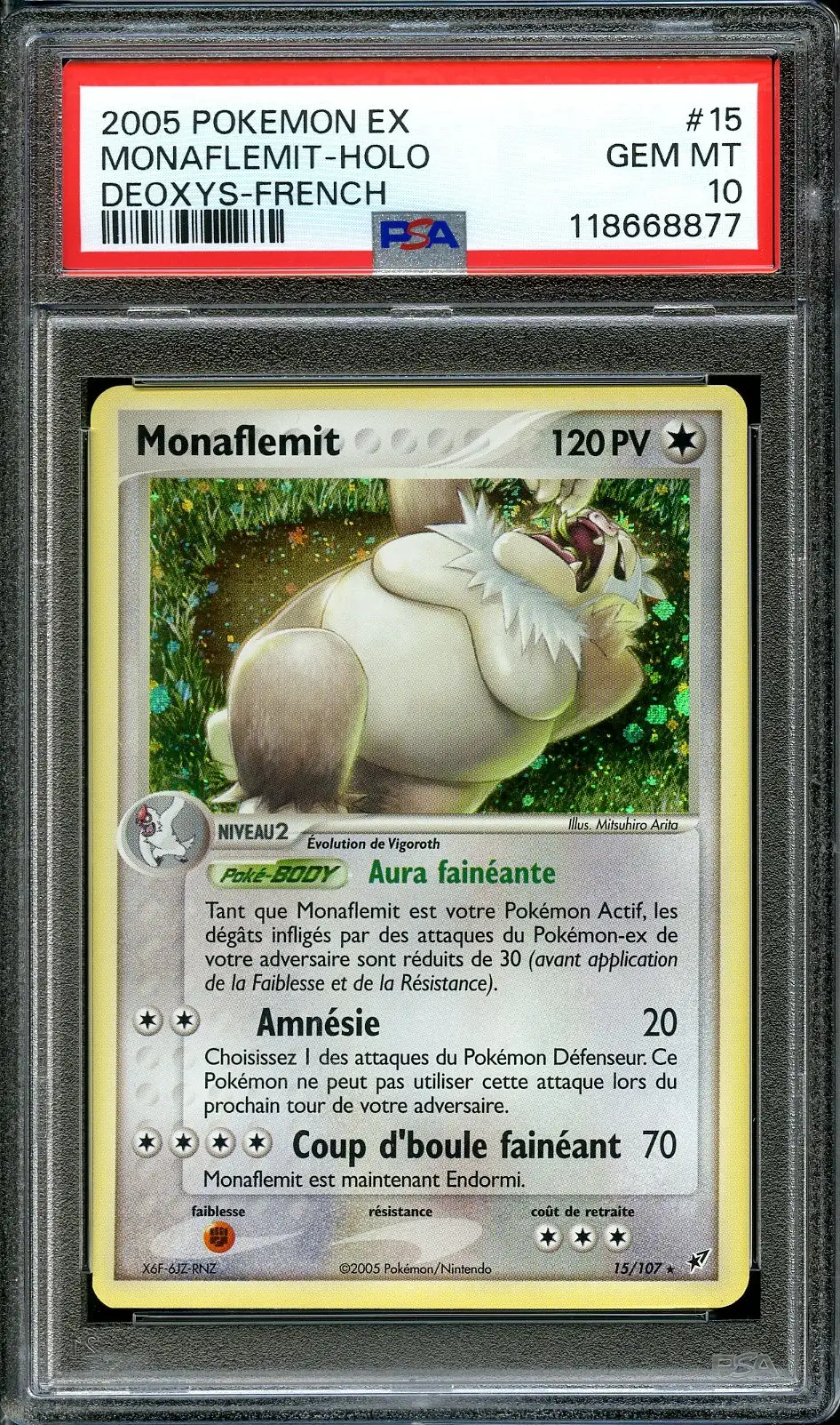 PSA 10 Monaflèmit Holo