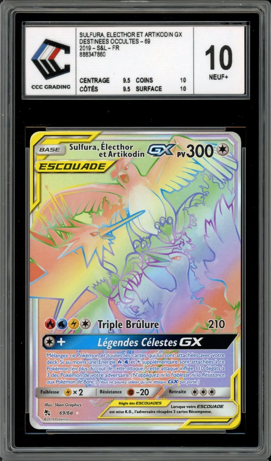 CCC 10 Sulfura, Électhor et Artikodin Gx Rainbow