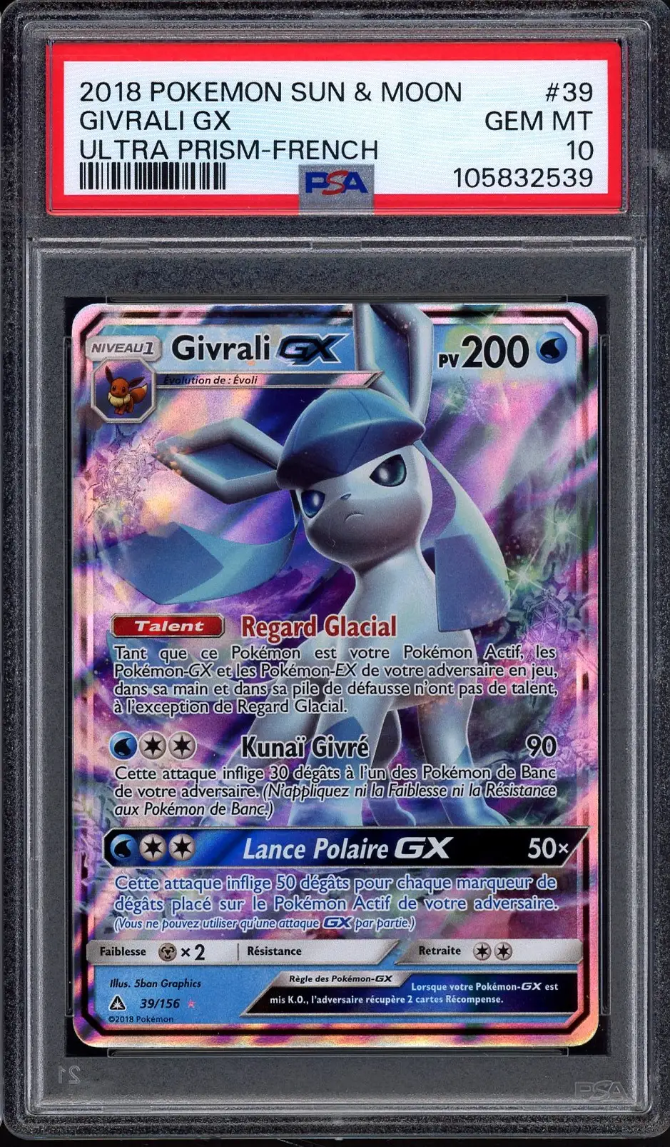 PSA 10 Givrali Gx