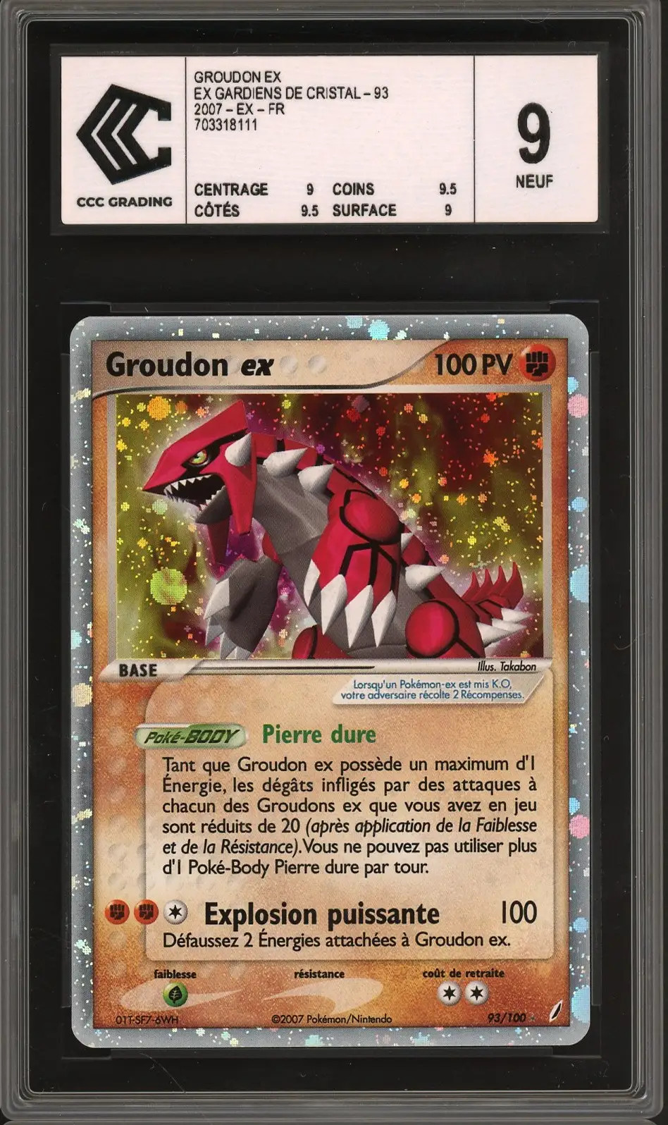 CCC 9 Groudon Ex