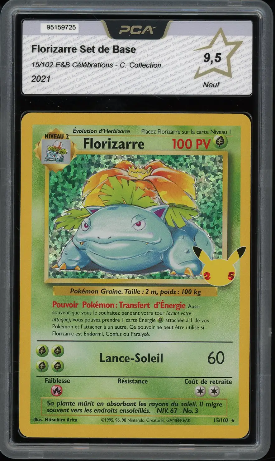 PCA 9.5 Florizarre Holo