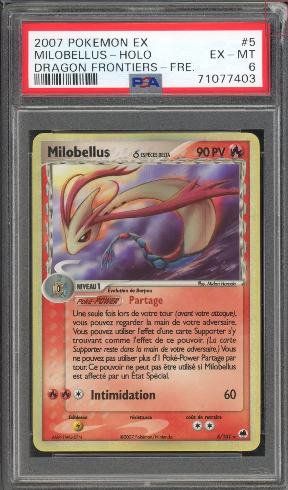 PSA 6 Milobellus Holo