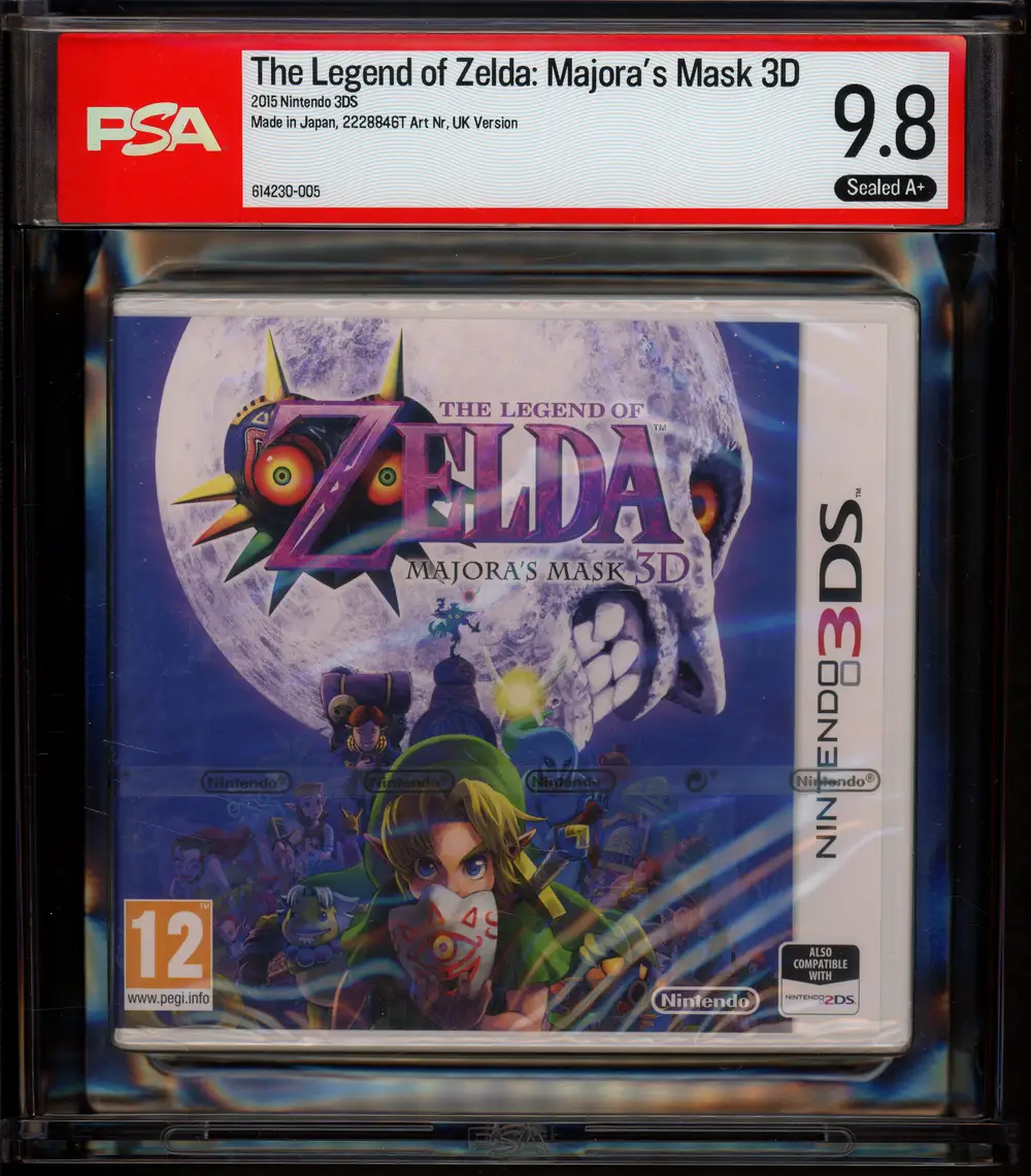 PSA 9.8 The Legend Of Zelda: Majora's Mask 3D