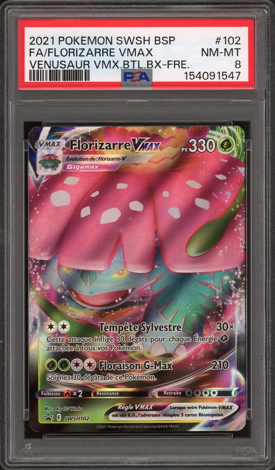 PSA 8 Florizarre VMax