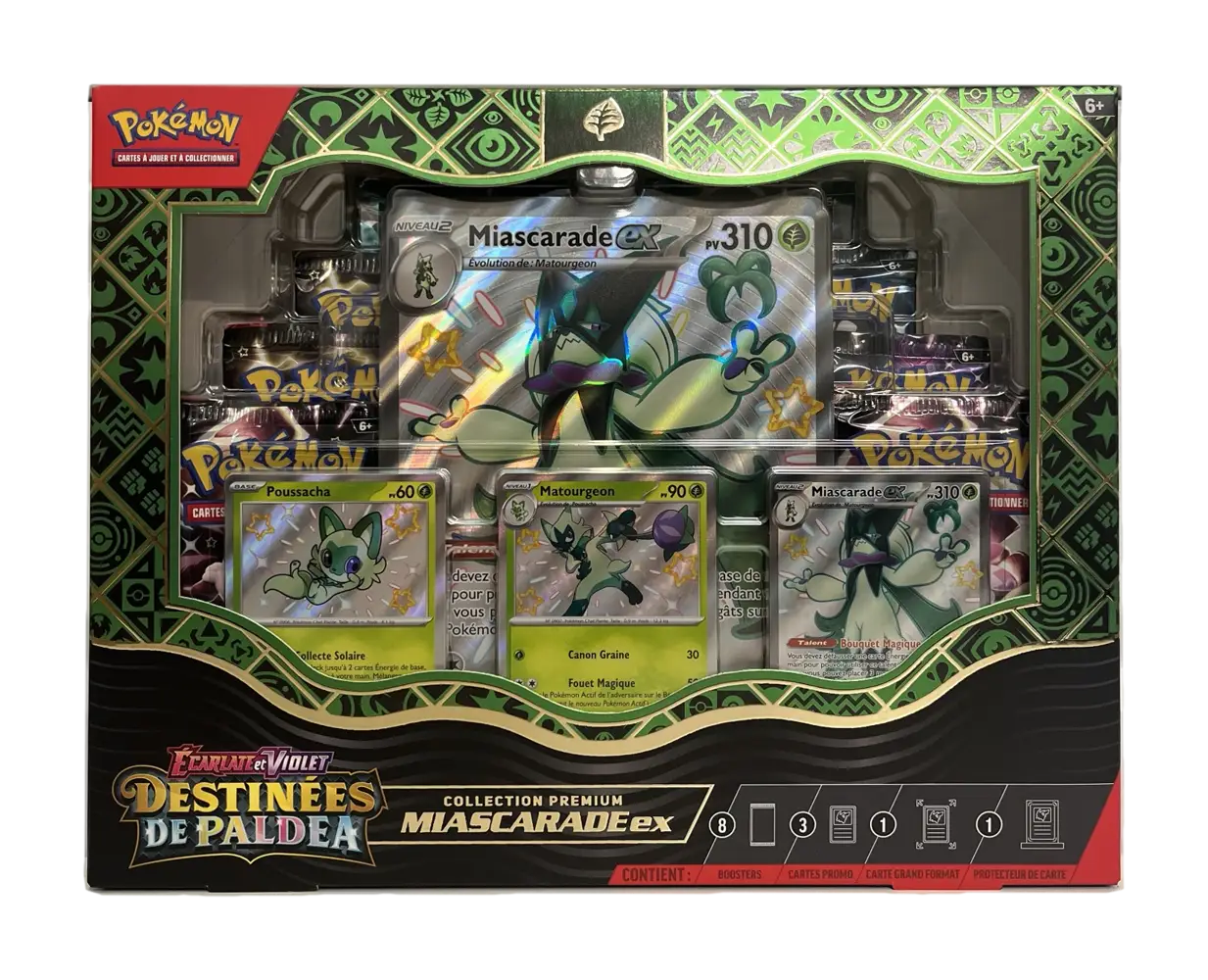 Coffret EV4.5 Destinées de Paldea Miascarade Ex