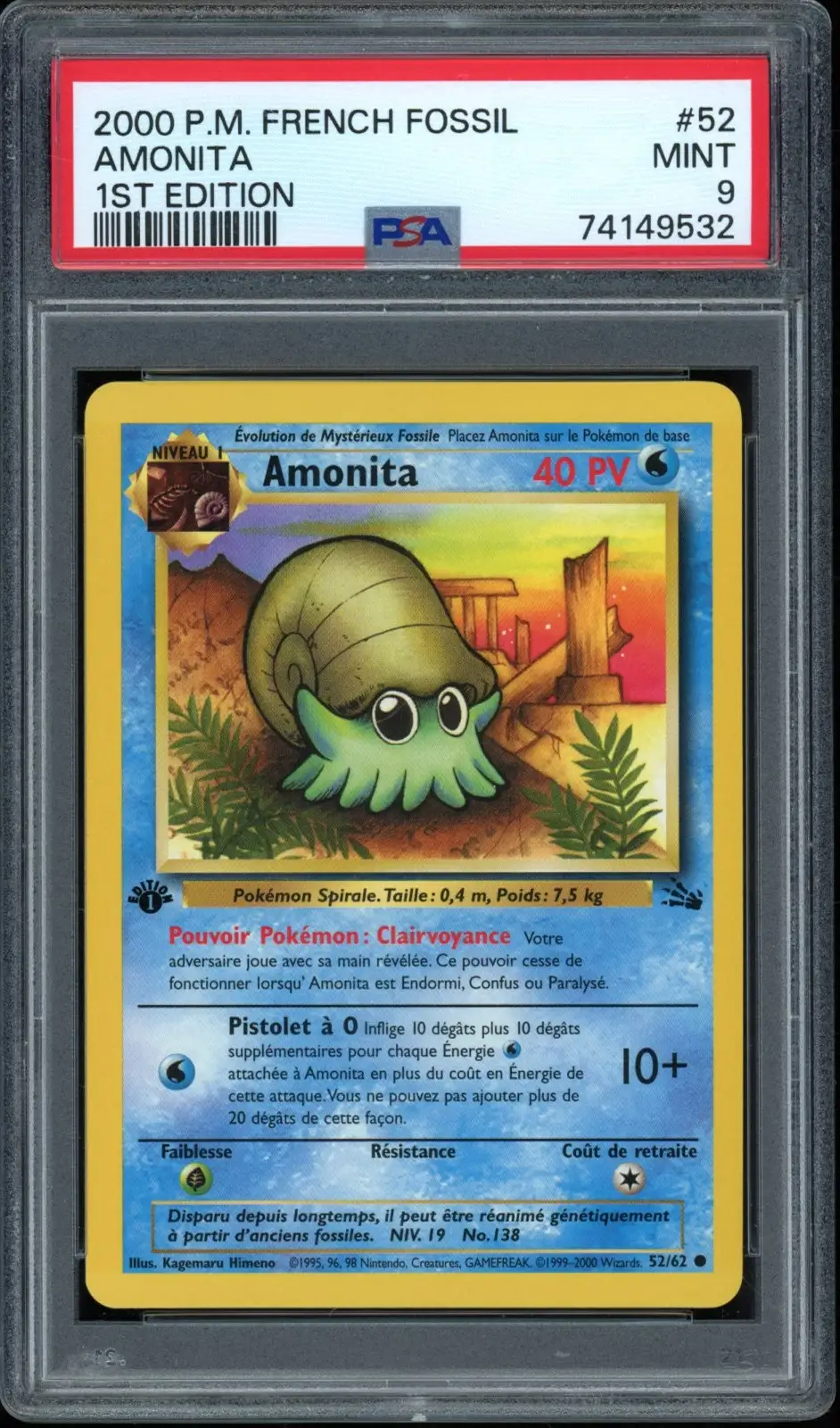 PSA 9 Amonita