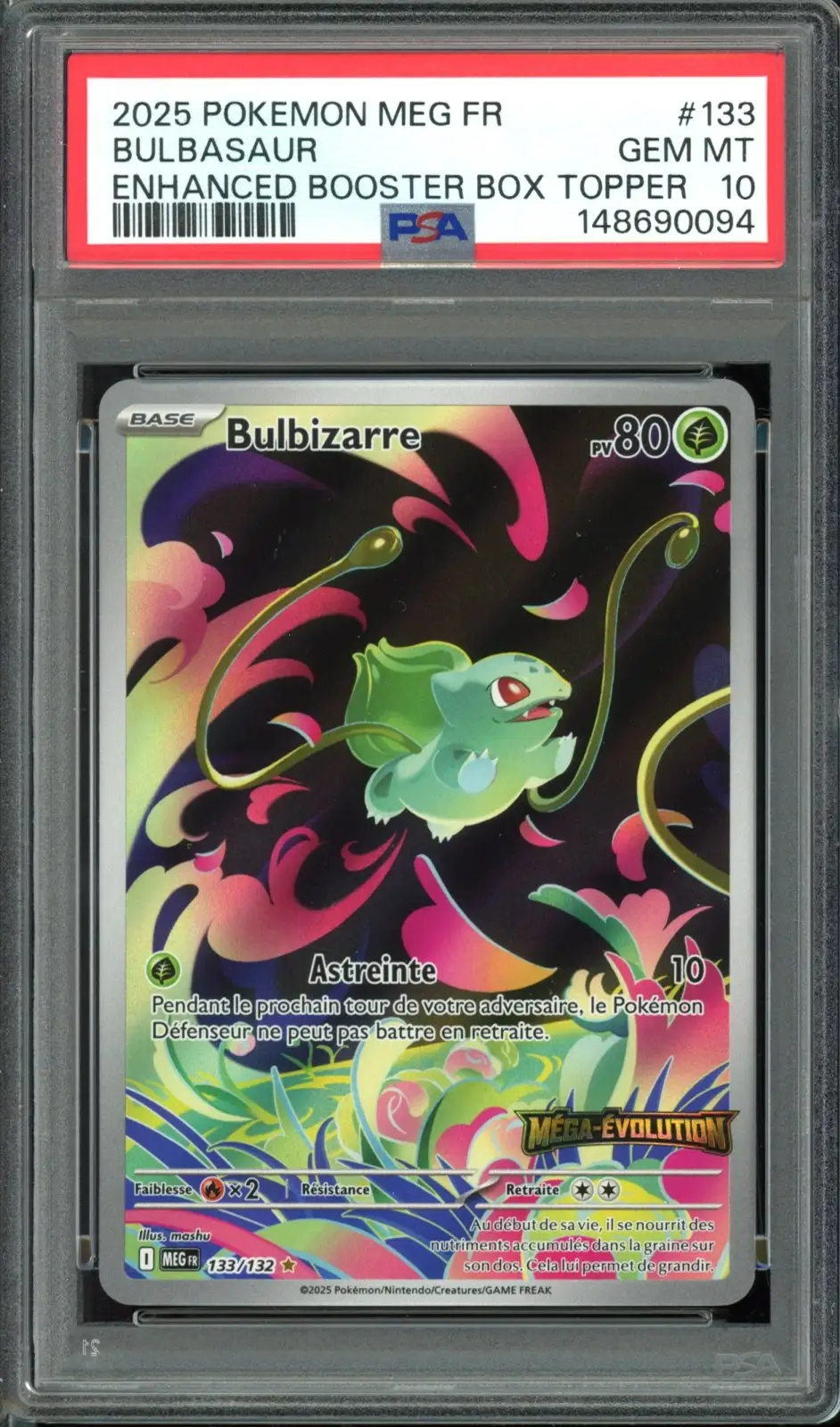 PSA 10 Bulbizarre Stamp