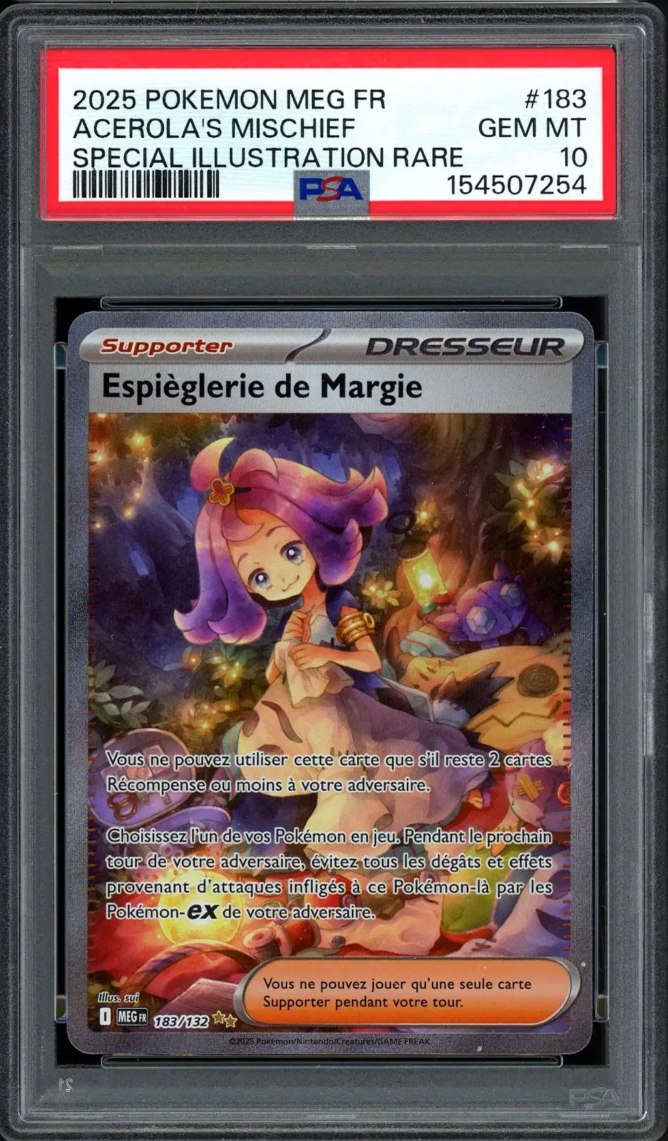 PSA 10 Espièglerie de Margie