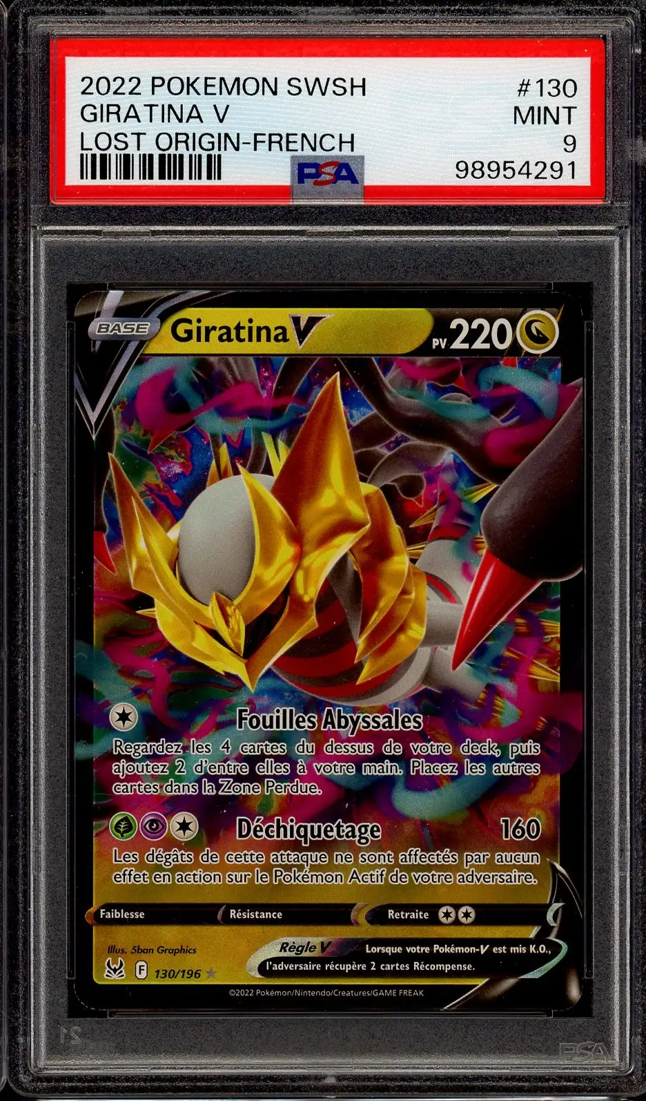 PSA 9 Giratina V