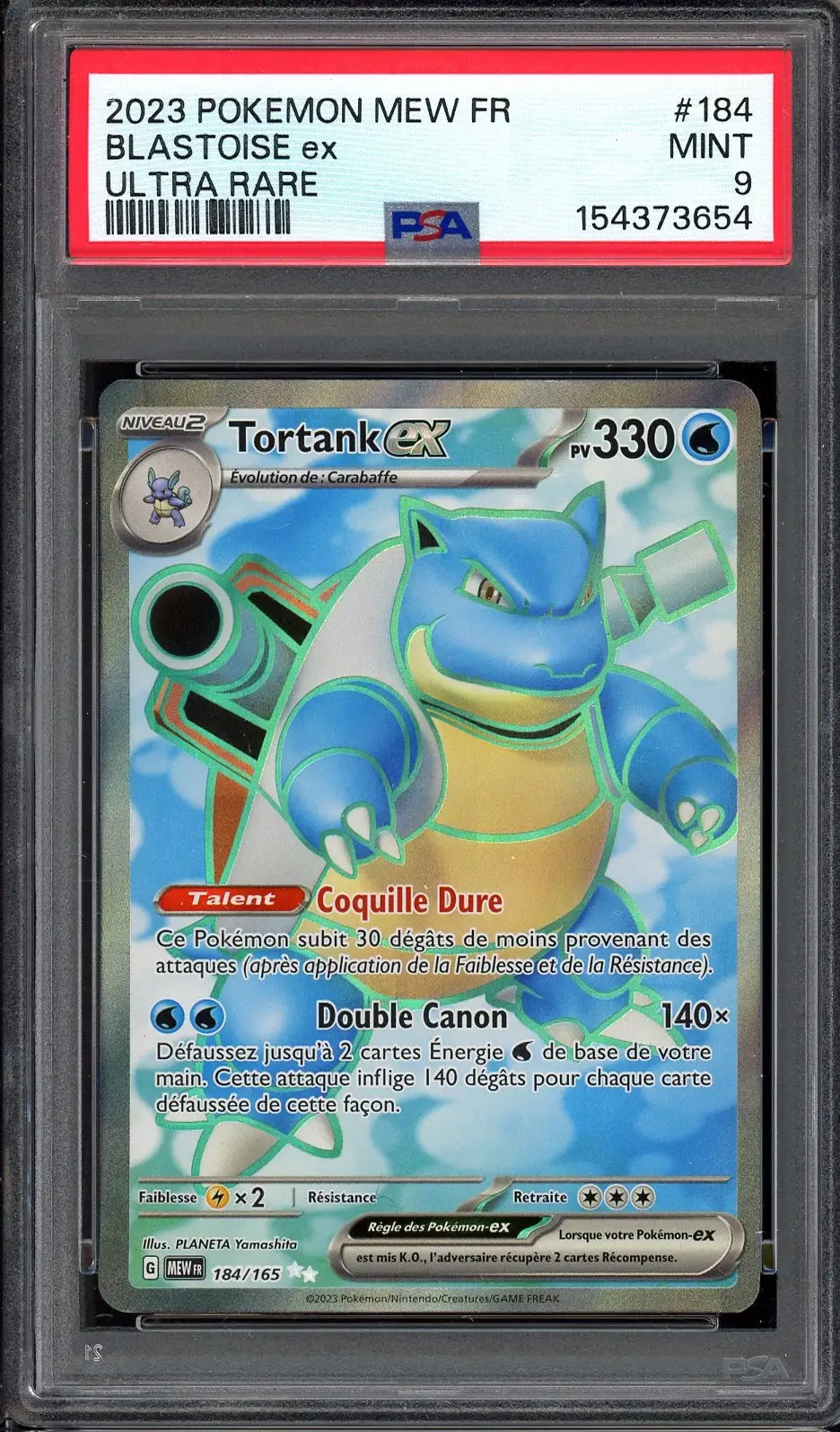 PSA 9 Tortank Ex